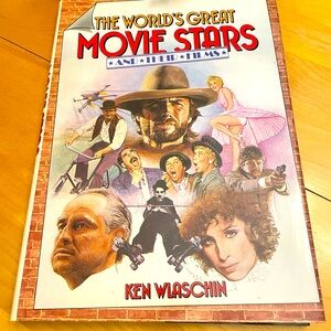BOOK- hardcover book of the Worlds Grestest movie stars of all time!Over 400pix